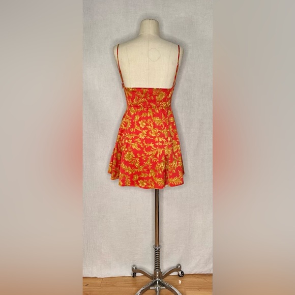 Urban Outfitters Silk Corset mini dress with side zip and stretch back. - Picture 2 of 4